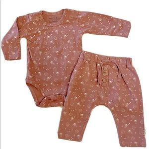 Hust and Clare Organic Cotton 2 Piece Set Danish penguins igloo